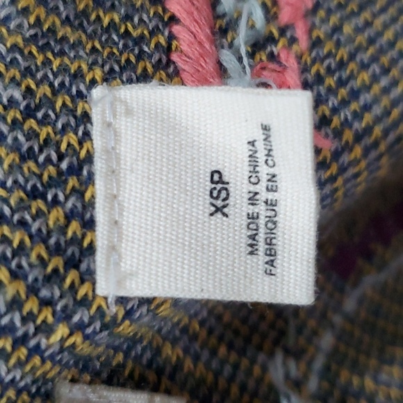 Sleeping on snow anthropologie grey floral fringed open front cardigan - Picture 6 of 9